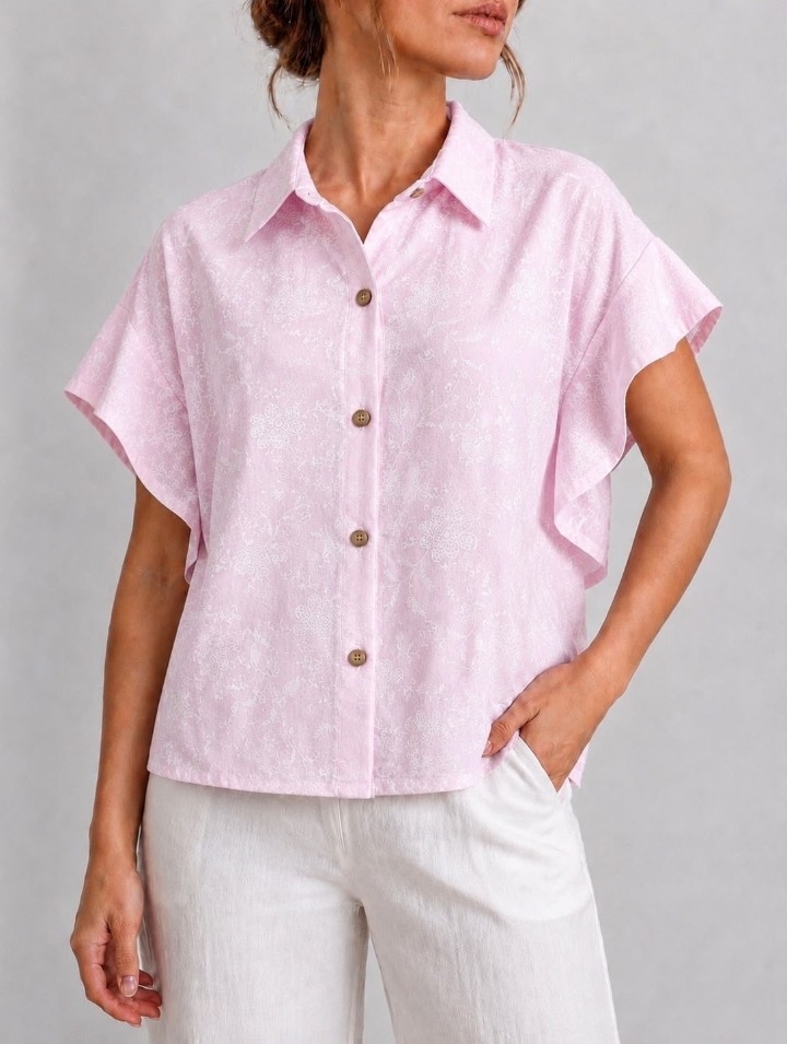 Camisa de Lino Cey Estampado - Imagen 2
