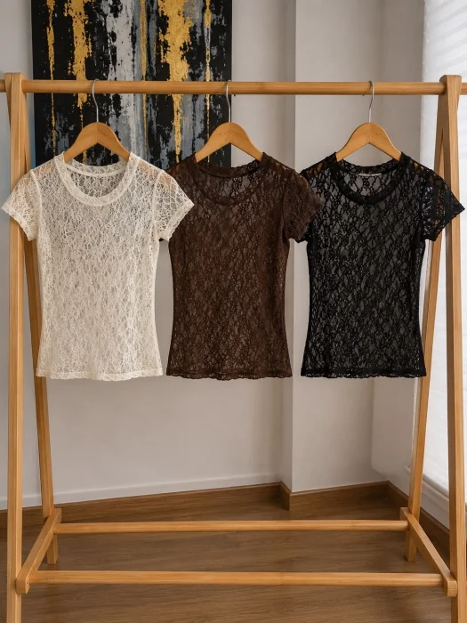 Remera de Encaje Flopy