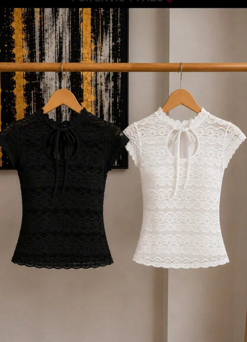 Blusa de Encaje Filing