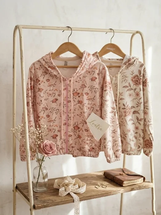 10500 Campera de Niña Micro Licra X Curva