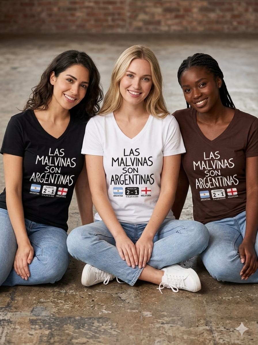 Remeras Cuello V Estampadas - Imagen 3