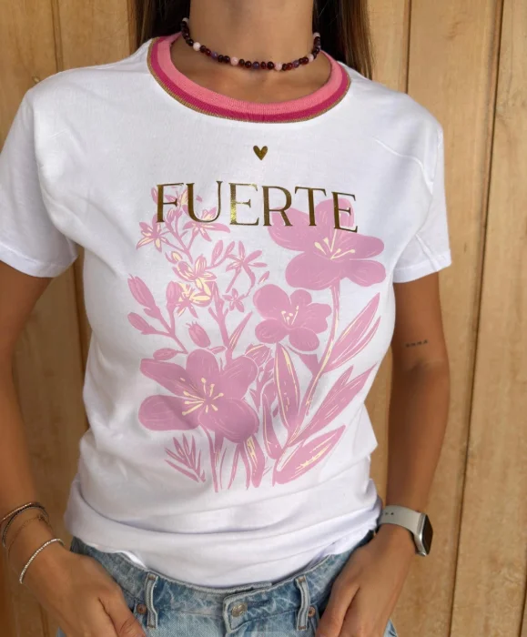 Remera Fuerte con Cuello