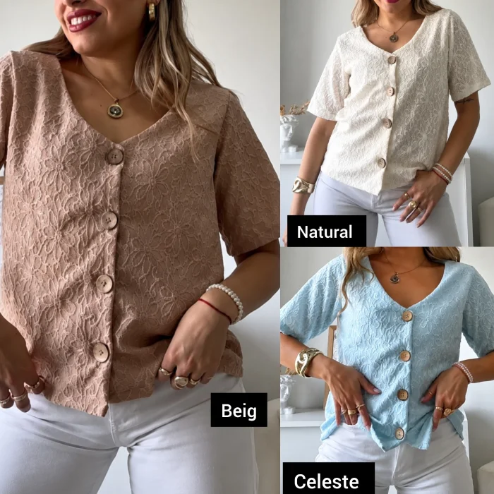Camisa Bordada