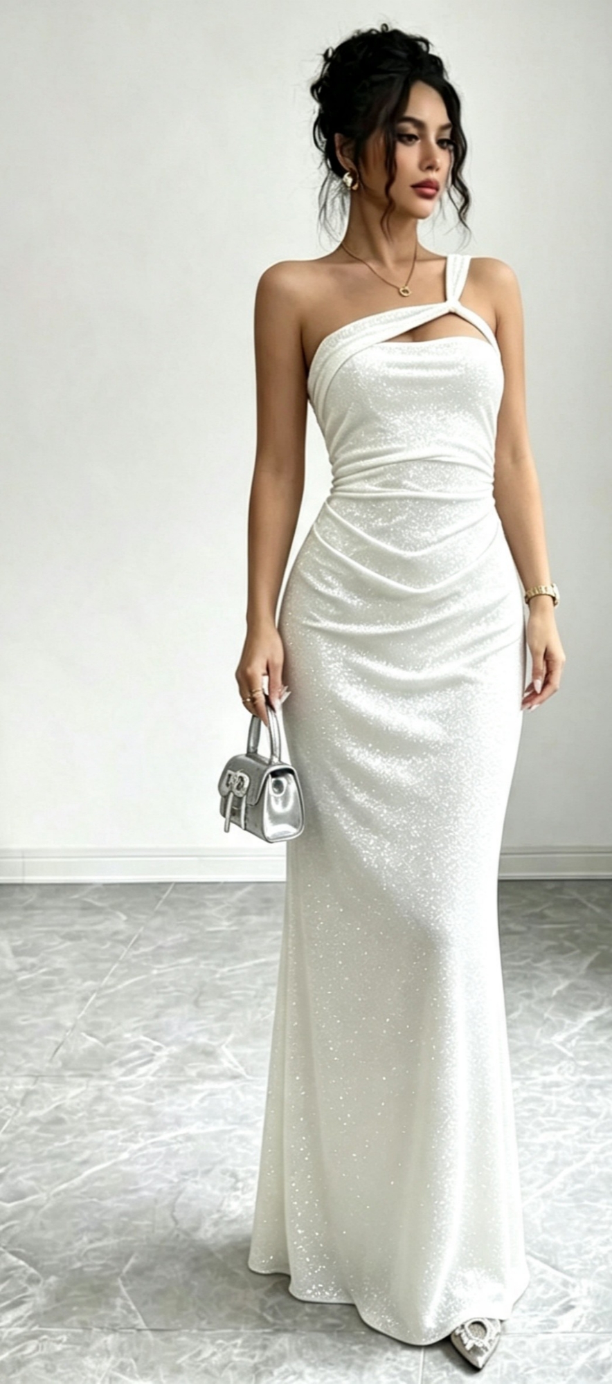 Vestido Largo Brillo - Imagen 2