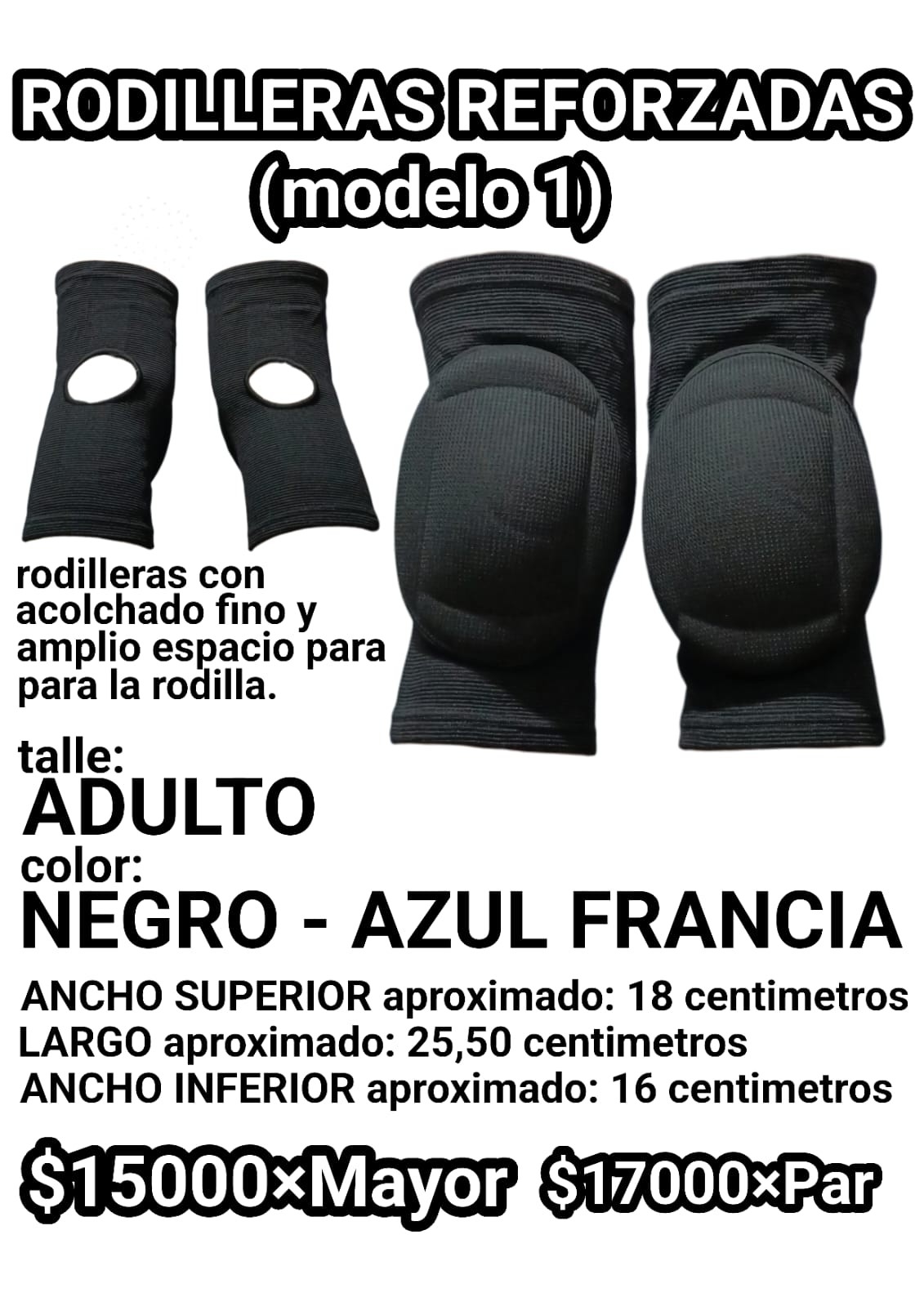 Rodilleras Acolchadas Reforzadas (varios Modelos) - Imagen 1