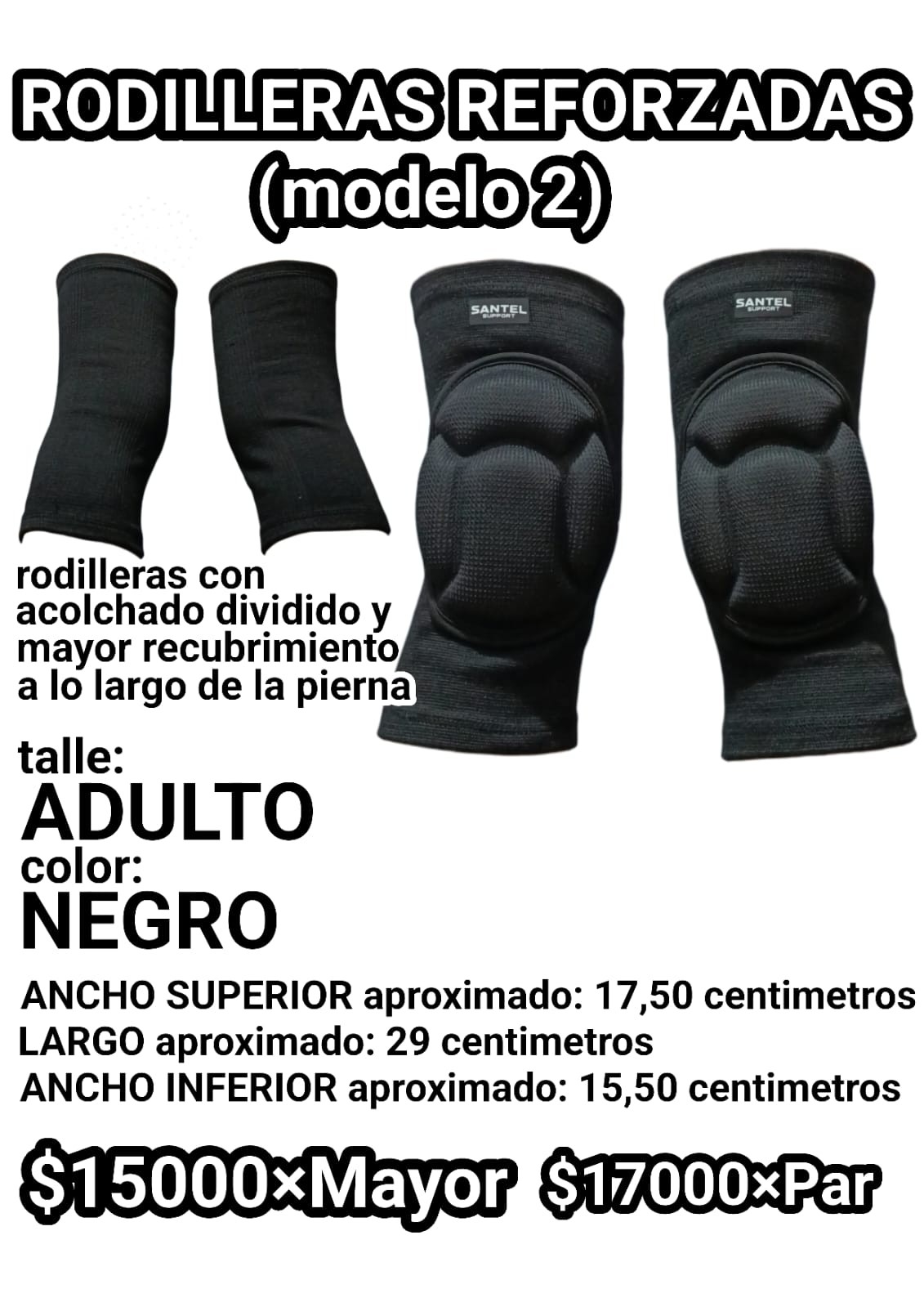 Rodilleras Acolchadas Reforzadas (varios Modelos) - Imagen 2