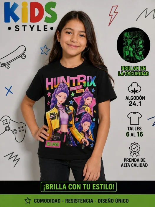 Remera de Nena Huntrix  Reflex