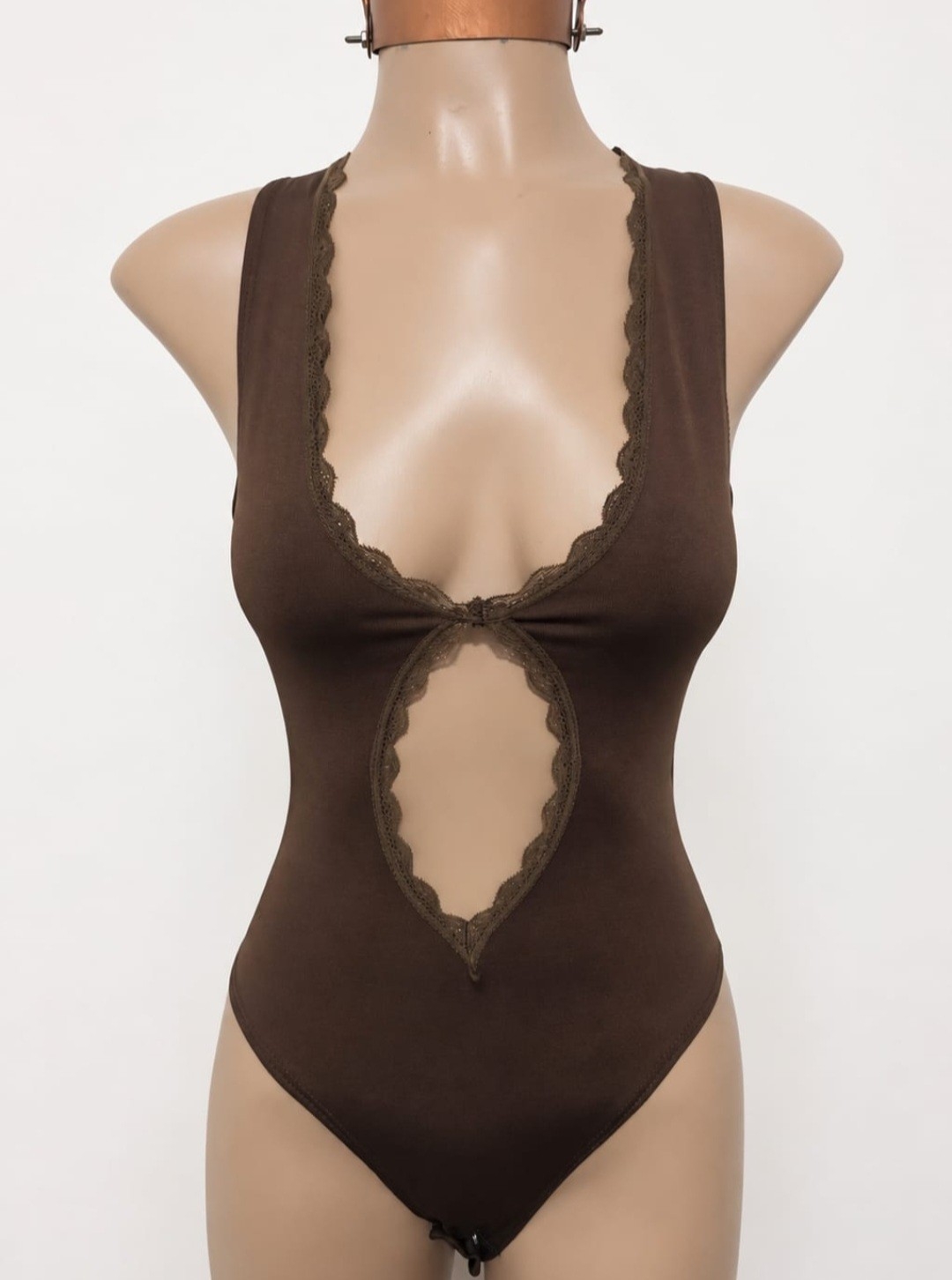 Body Microfibra con Puntilla - Imagen 2