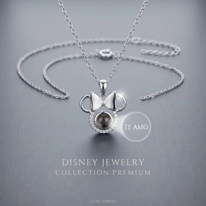 Collar Mini con la Palabra Te Amo 100 Idiomas