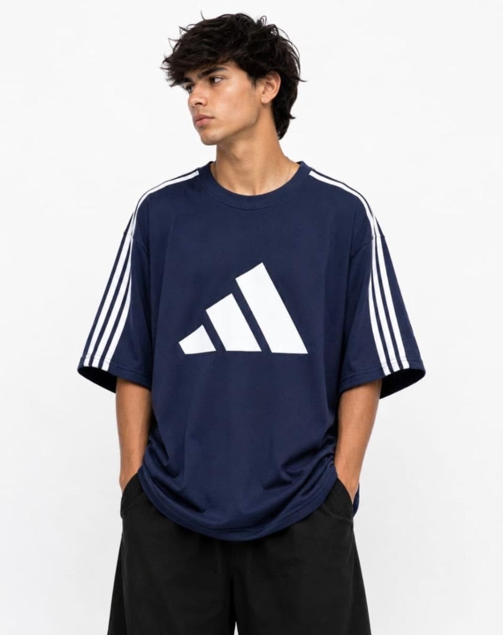 Remera Adi Premiun Oversize - Imagen 3