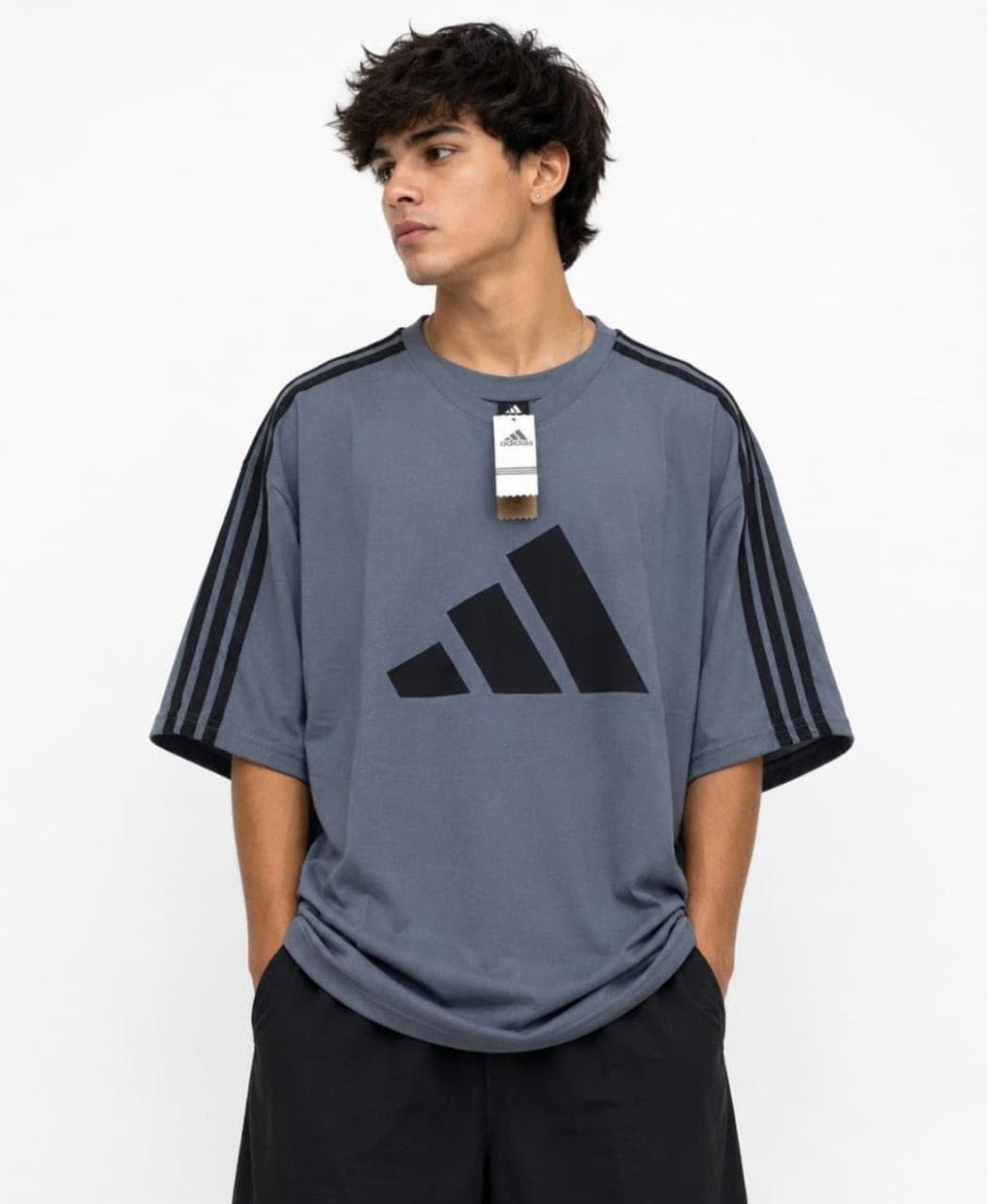 Remera Adi Premiun Oversize - Imagen 5