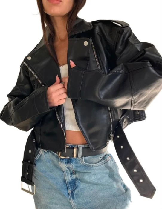 Campera Ecocuero Oversize
