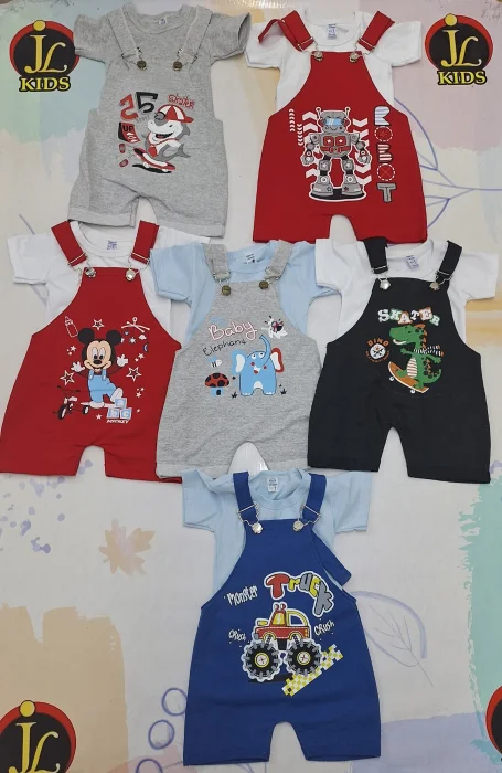 Jardinero con Remera Bebe