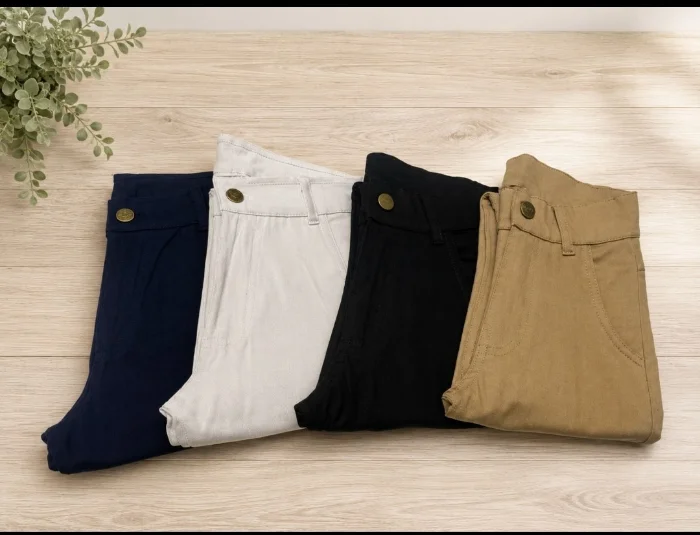 Pantalón Gabardina Corte Chino Niño