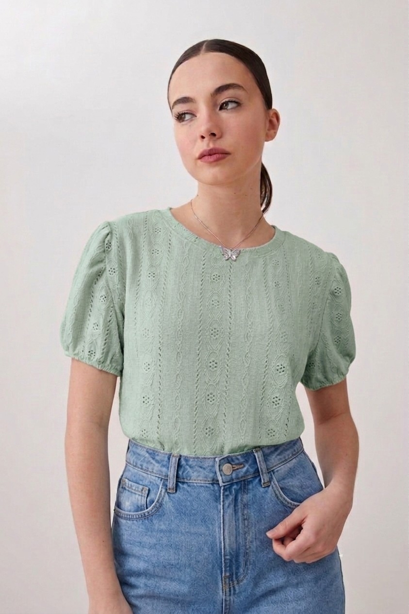 Remera Broderie Hawai Princess - Imagen 2