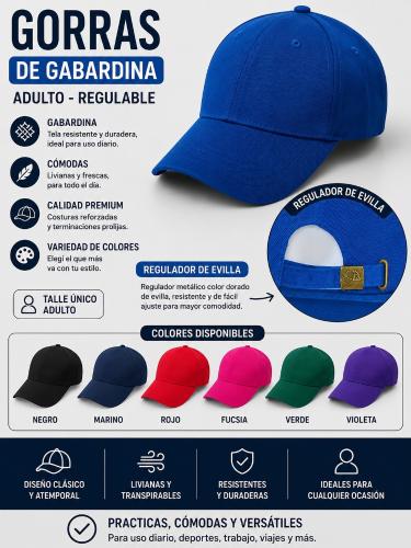 Gorras de Gabardina