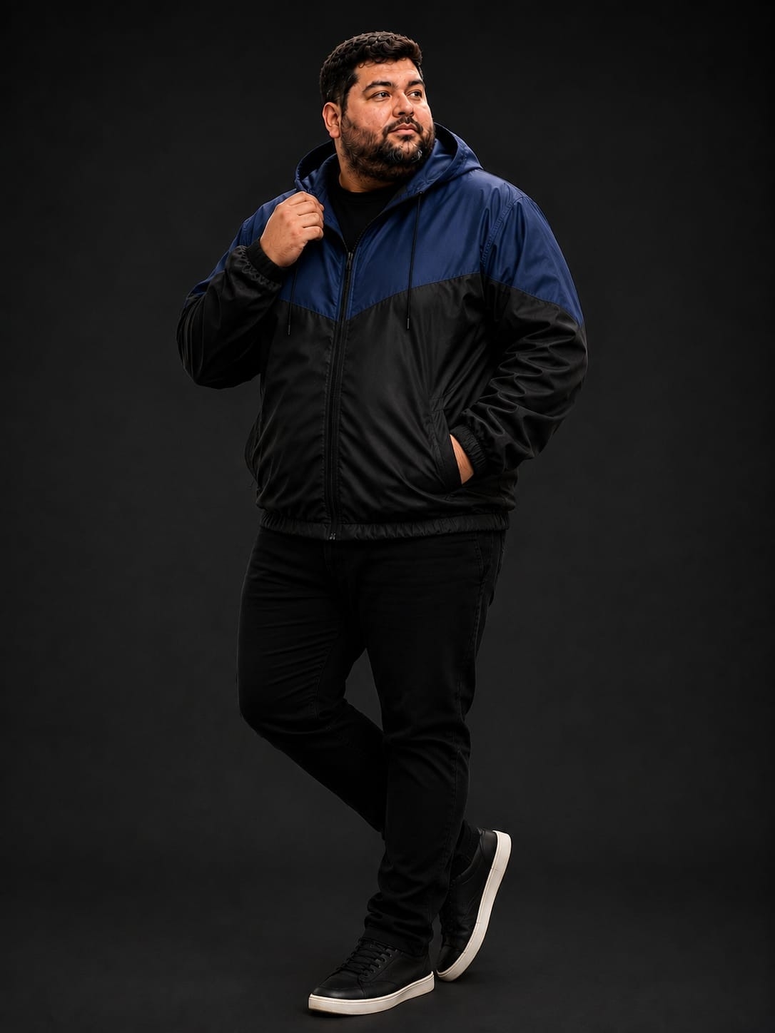 Campera Rompeviento Talles Especiales - Imagen 2