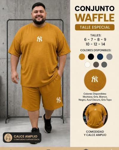 Conjunto Waffle Especiales