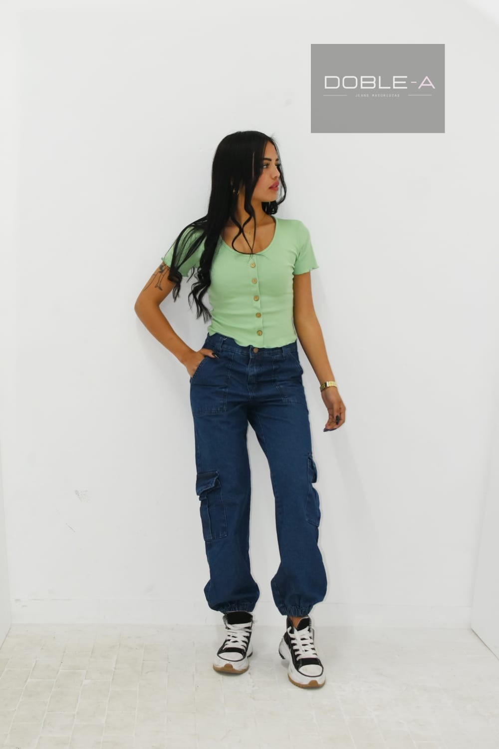 Jogger Azul Stone - Imagen 2
