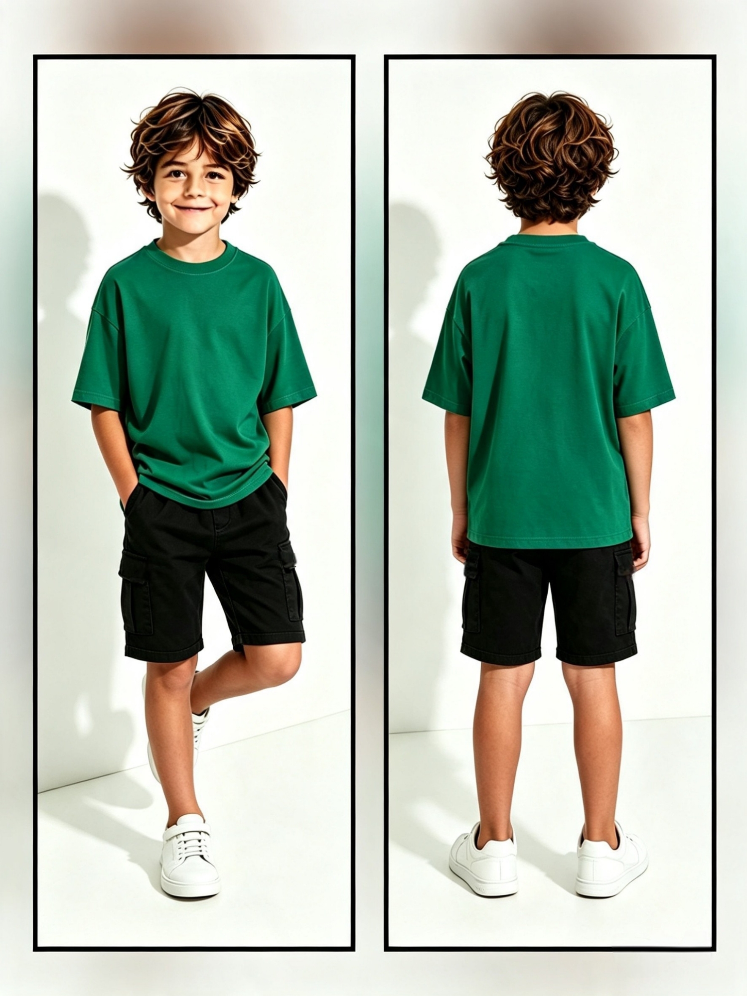 Remeras Overside Niño - Imagen 3