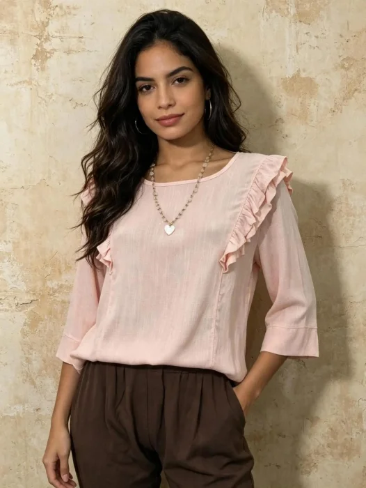 Blusa Misal - Lino Elastizado
