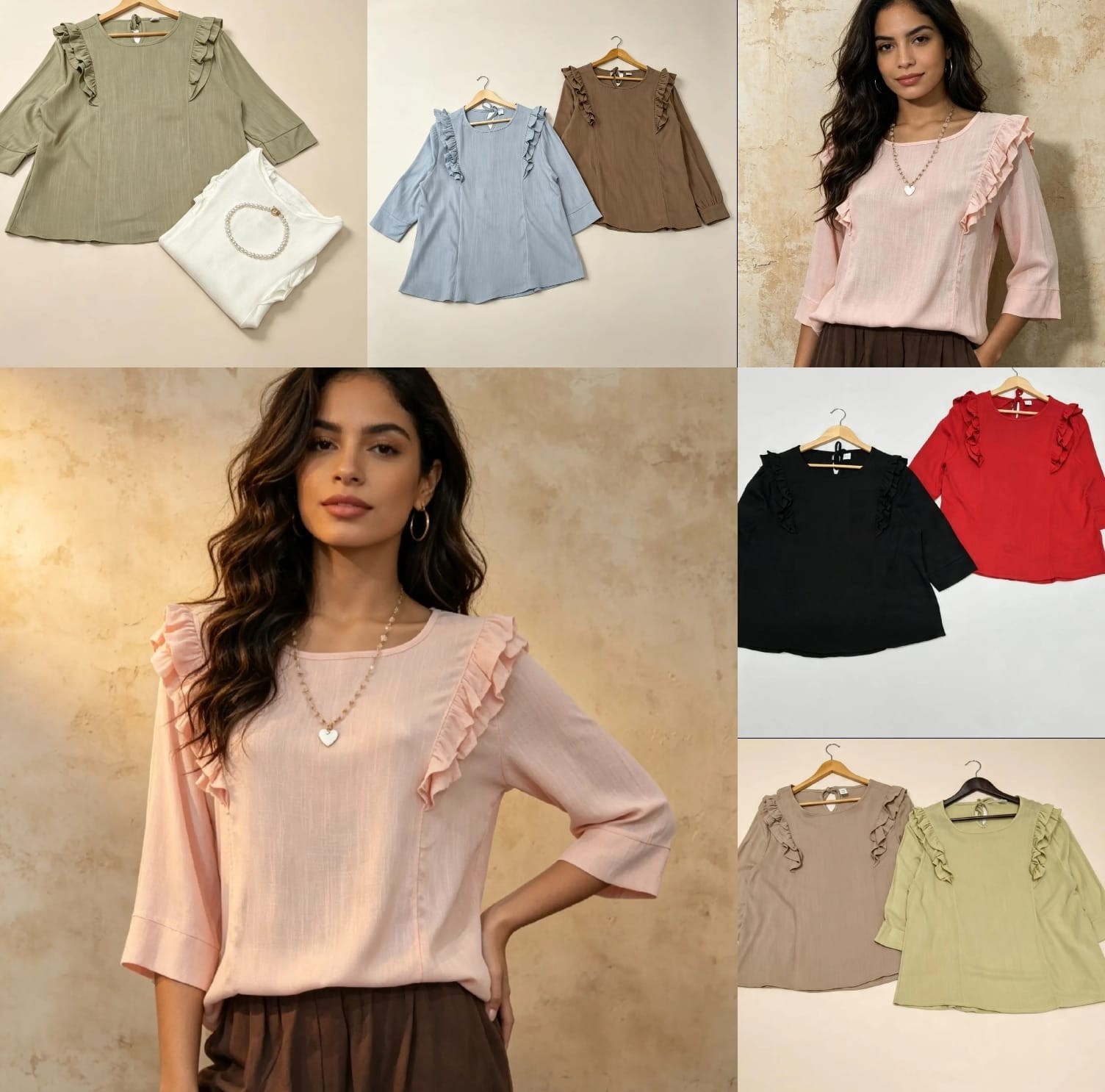 Blusa Misal - Lino Elastizado - Imagen 2