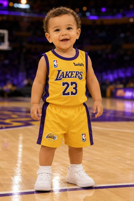  Conjunto Básquet  Línea Baby   ¡los Más Pequeños También Tienen Su Look