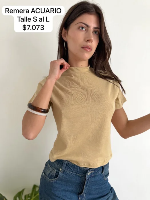 Remera Acuario Talle S a L