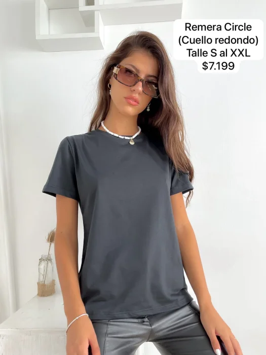 Remera Circle Talle S a Xxl