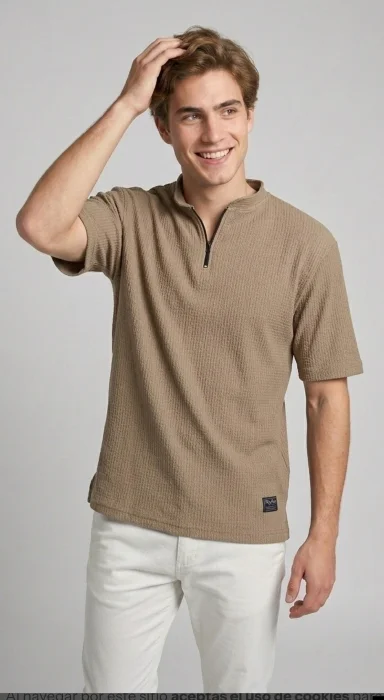 Remera con Medio Cierre Haway