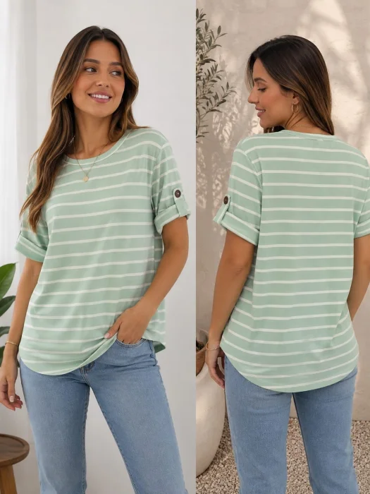 Remera Morley Rayado
