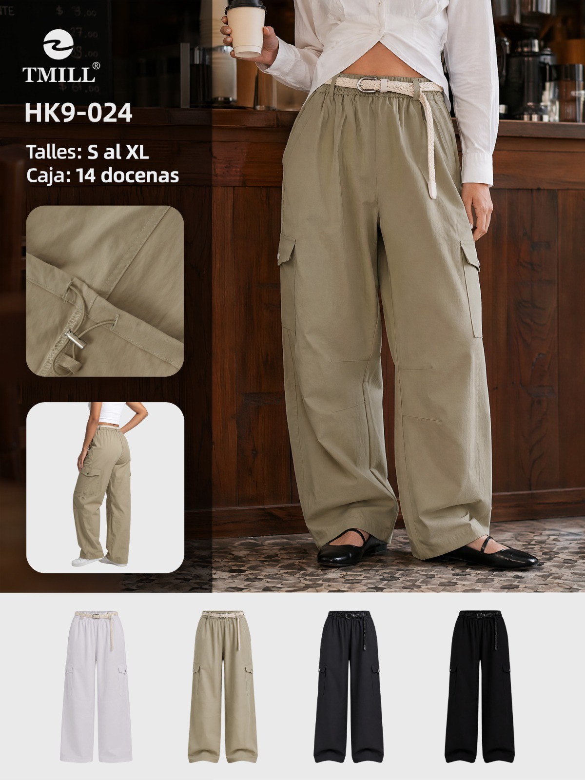 Pantalón Palazo Tmill Importado - Imagen 3