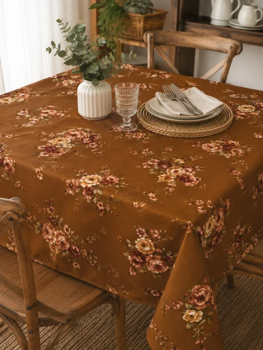 Mantel Tropical con Flores