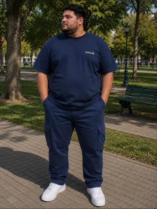 Pantalón Cargo Gabardina Importado Polo Premium Talles Especiales