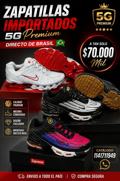 Zapatillas Importadas 5g