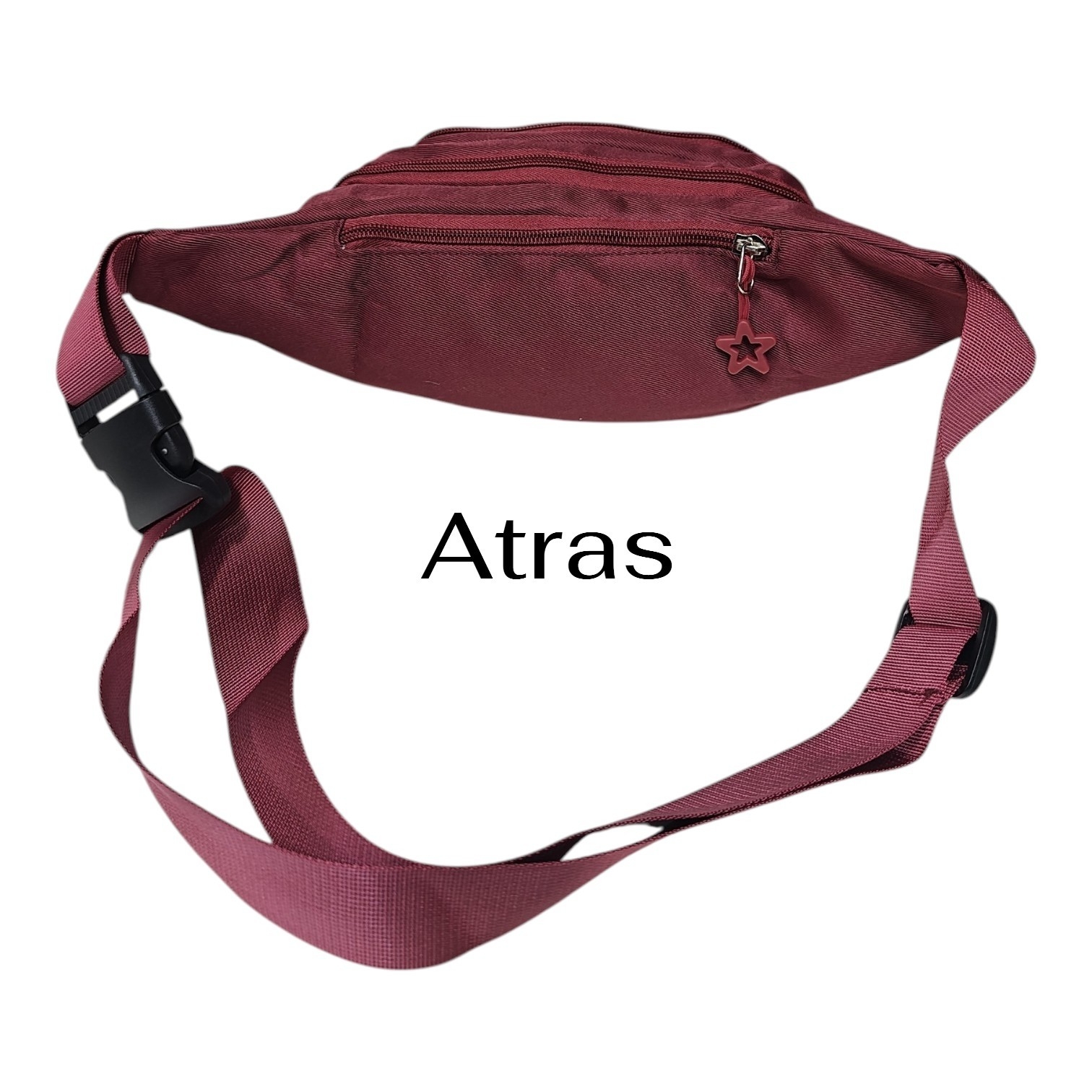 Riñonera Importada C/tiras Varios Cierres 33×14×prof 6 Cm Aprox - Imagen 3