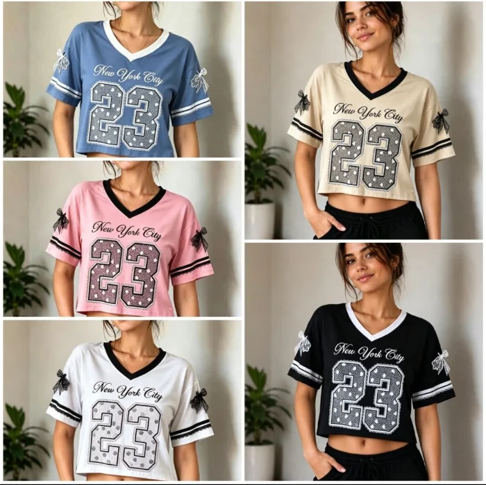 Remeras Numerales Algodon Premium