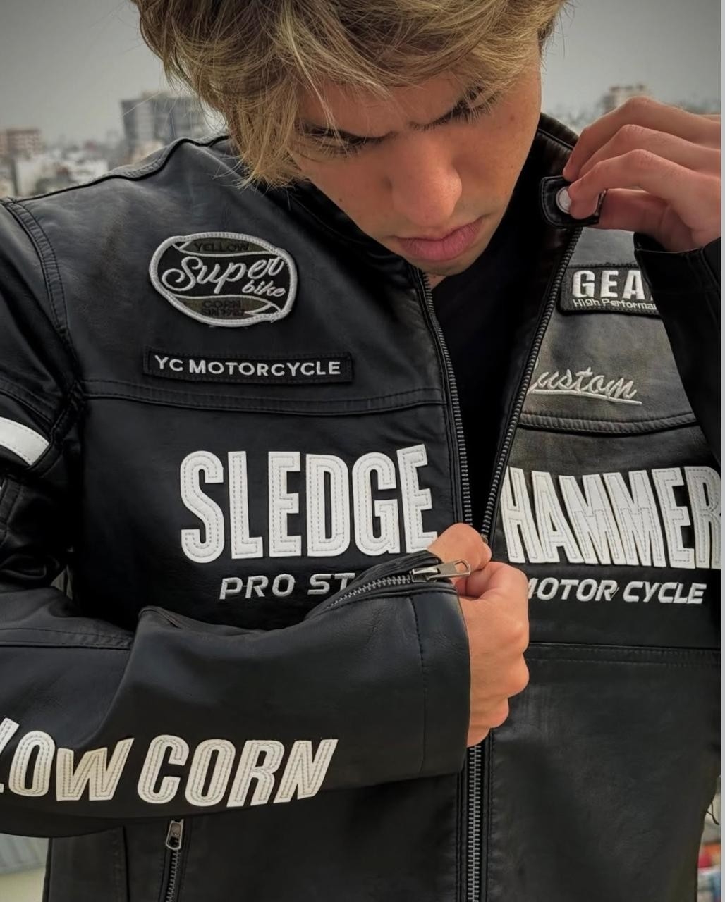 Campera de Ecocuero para Caballero. - Imagen 3
