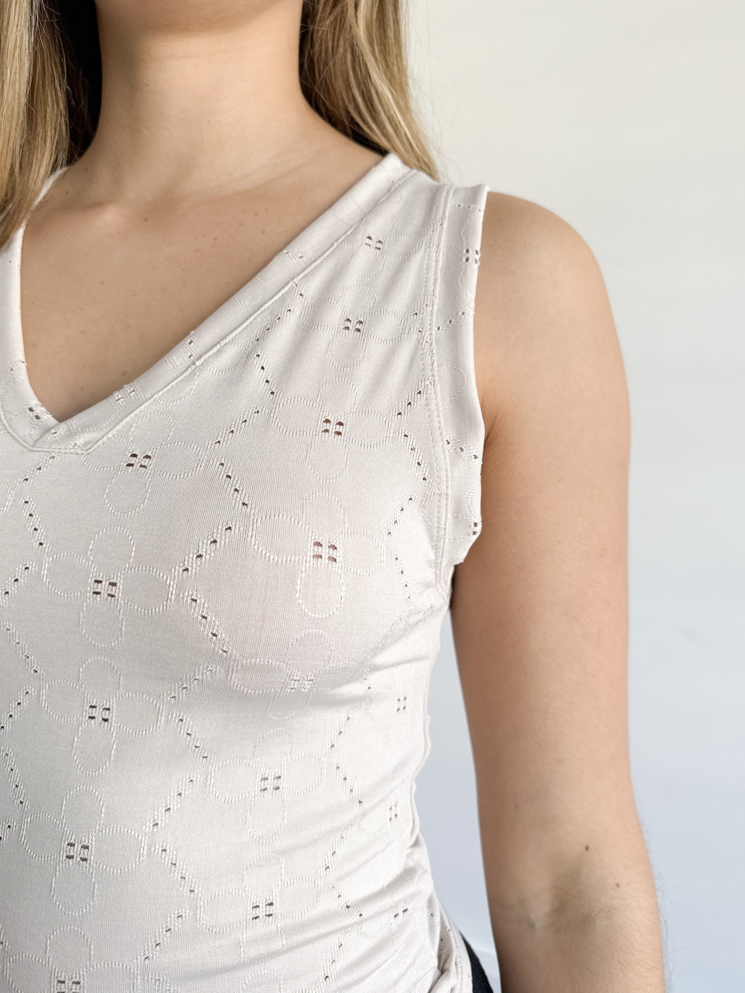 Musculosa de Broderie - Imagen 2