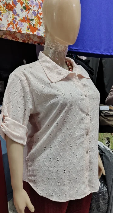 Camisa Broderie Talles Especiales