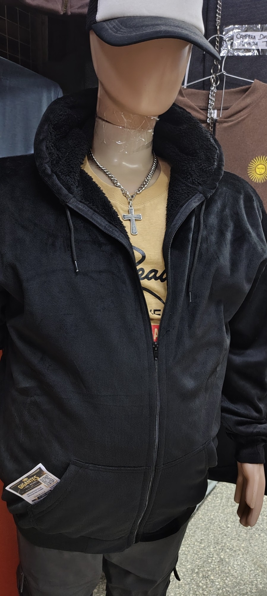 Campera Corderito Talles Especiales - Imagen 3