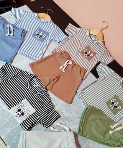 Conjunto Rayado Bebe
