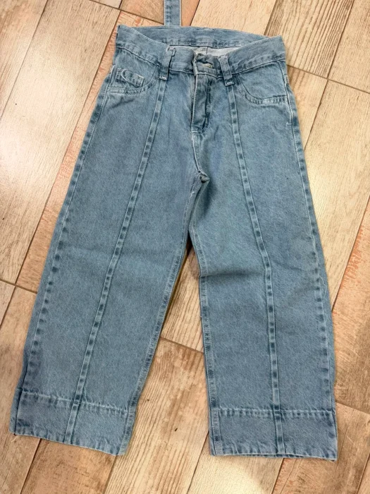Jeans Wide Leg Regulable Niña