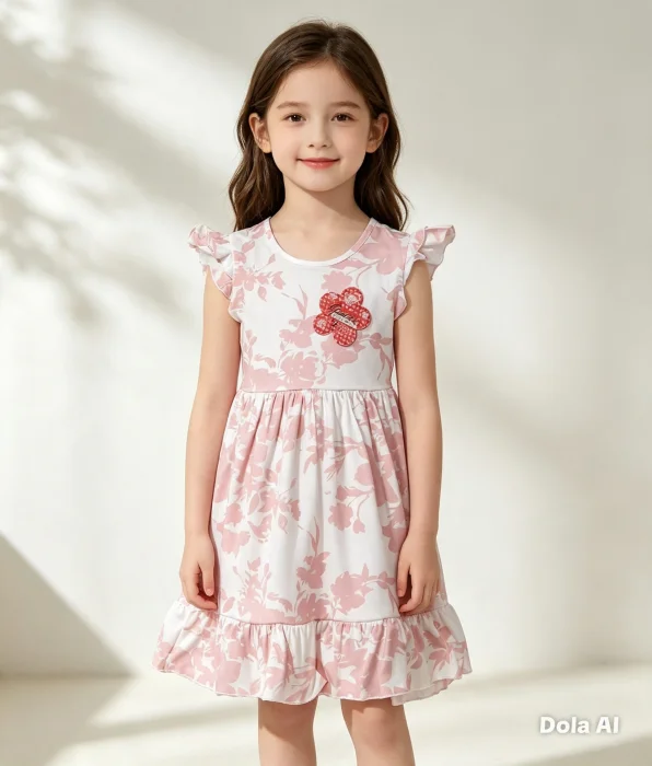 Vestidos de Niña de Modal Soft  Estampado