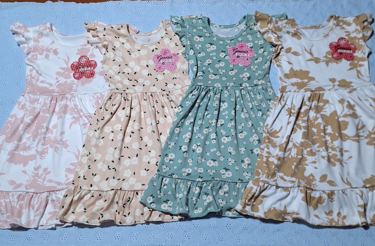 Vestidos de Niña de Modal Soft  Estampado - Imagen 2