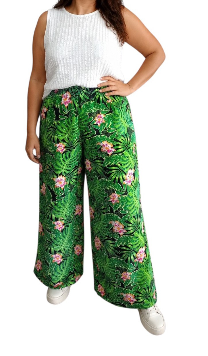 Palazzos Poplin. Estampado - Imagen 2
