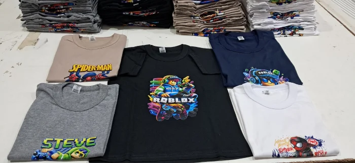 Remeras de Niños Algodón Cardado 4 al 16
