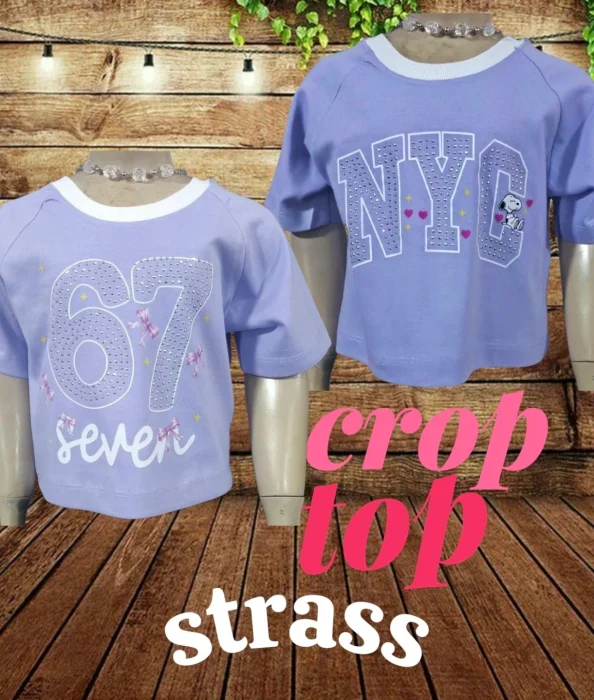 Crop Top Strass