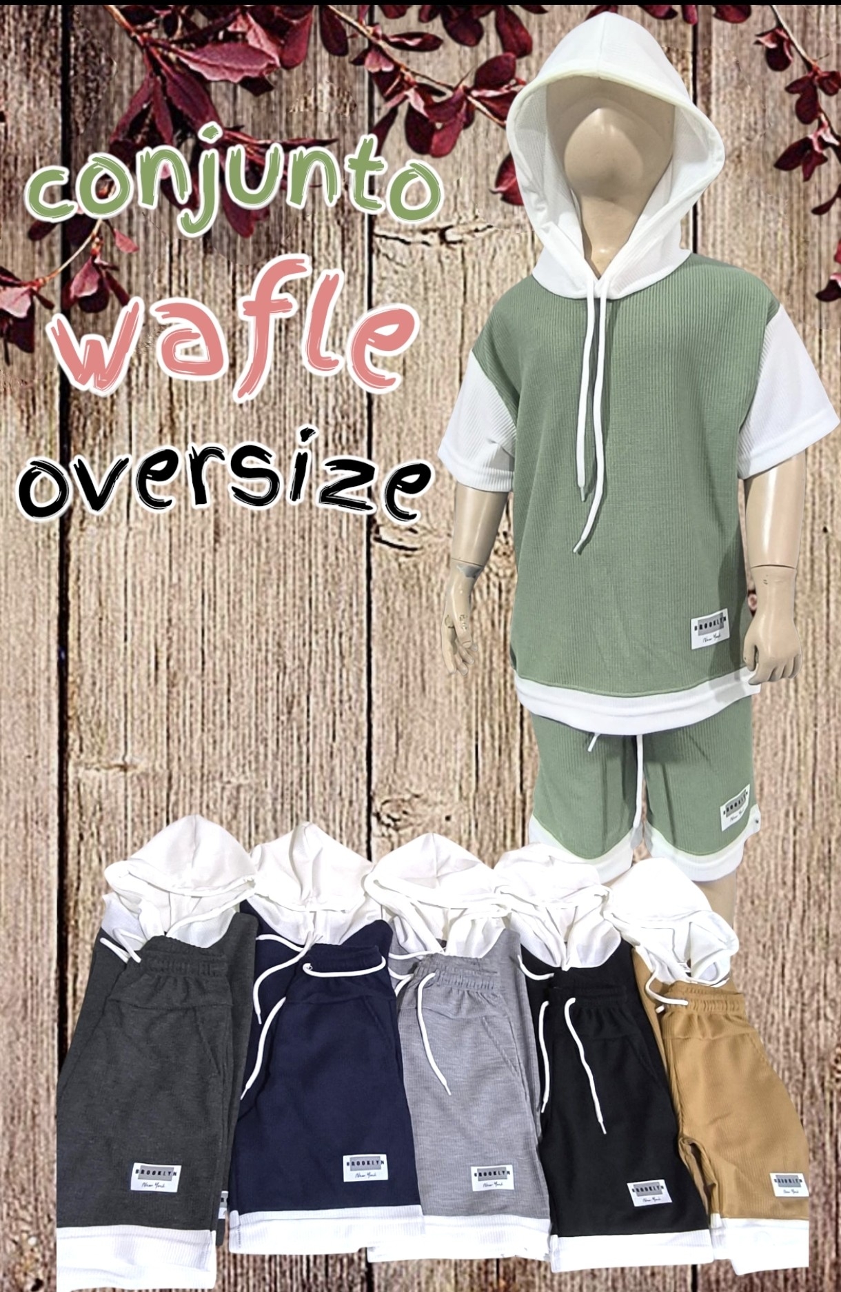 Conjunto Oversize Wafle - Imagen 2