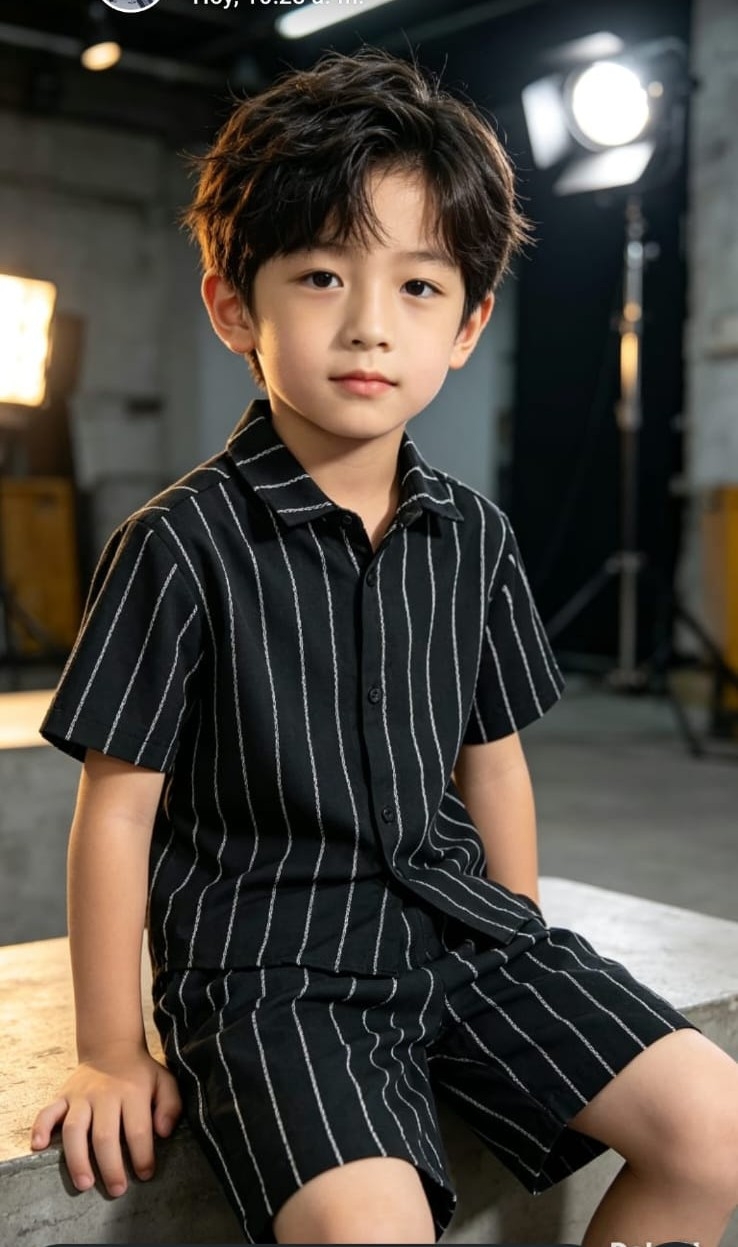 Camisas Hawai Rallado Niños - Imagen 2